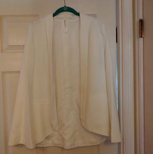 White Cape Blazer